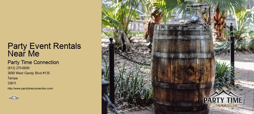 Party Event Rentals Near Me